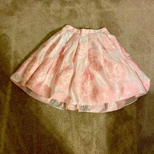 Ted Baker London Fit and Flare Pink Skirt